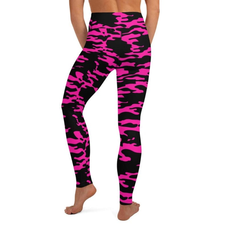 Pink Camo High Waist Leggings