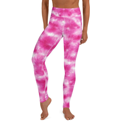 Karmavore Pink Tie Dye High Waist Leggings XS