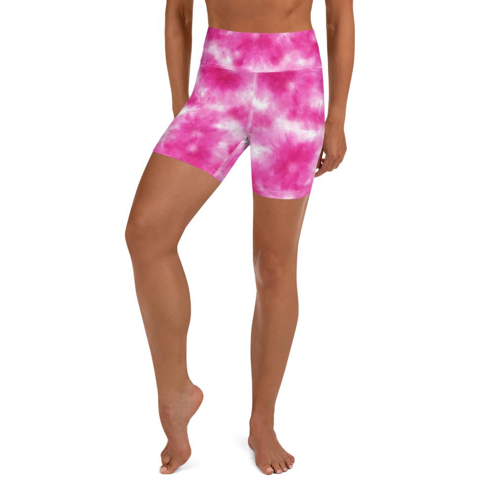 Karmavore Pink Tie Dye High Waist Shorts XS