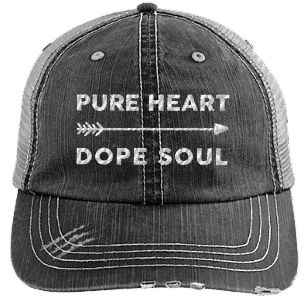 Pure Heart Dope Soul Grey Trucker Hat