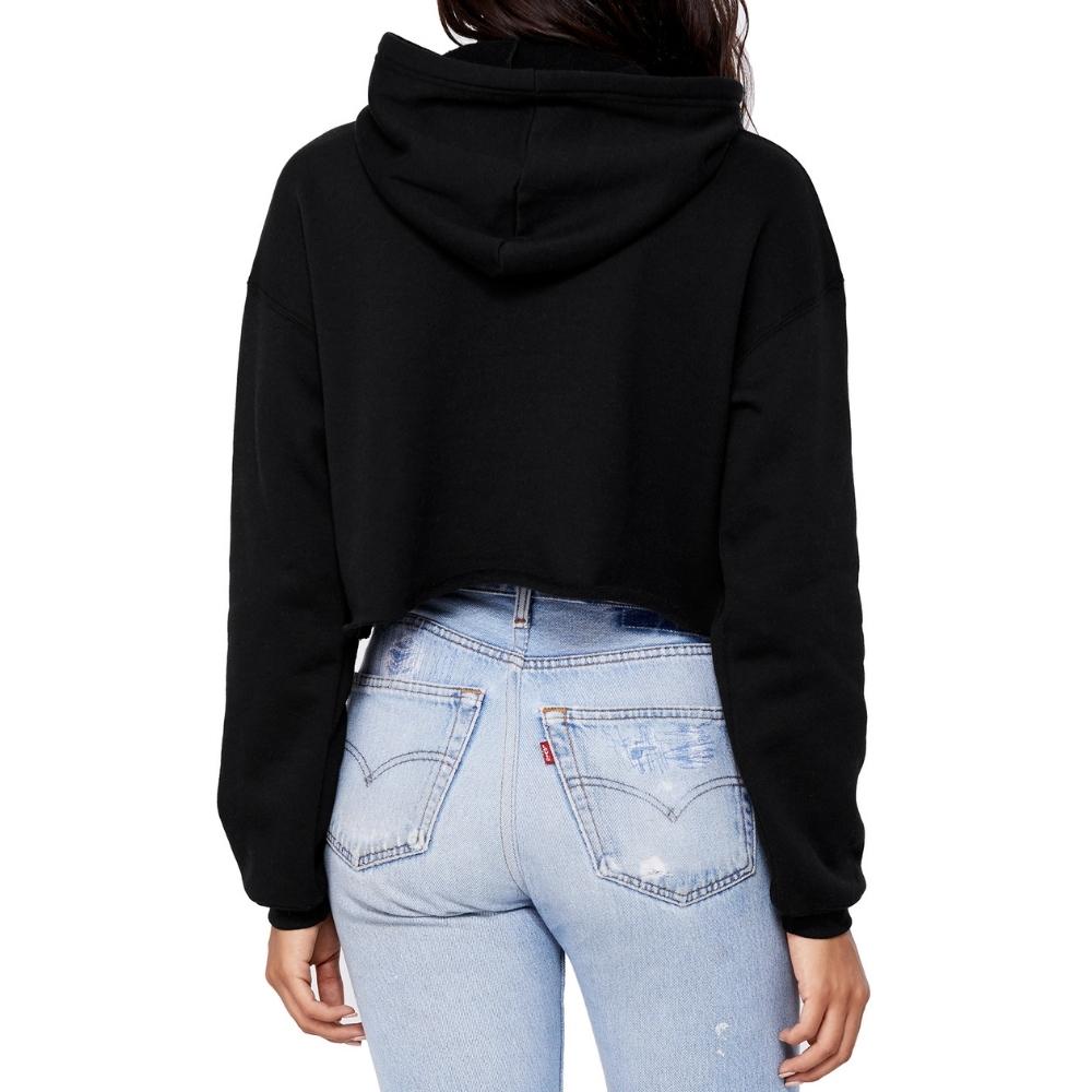 Queen Crop Hoodie