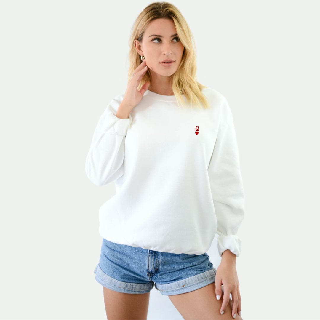 Karmavore Queen Embroidered Zen Sweatshirt