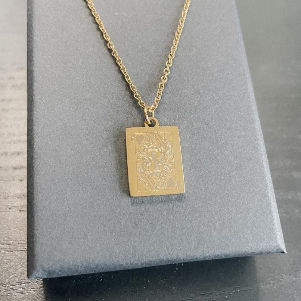 Karmavore Queen of Hearts Necklace Gold / One size