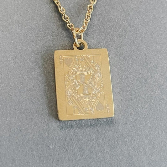 Karmavore Queen of Hearts Necklace Gold / One size