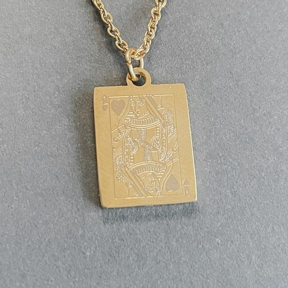 Karmavore Queen of Hearts Necklace Gold / One size