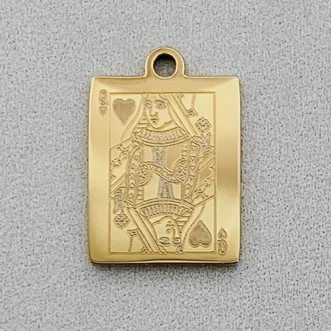 Karmavore Queen of Hearts Necklace Gold / One size