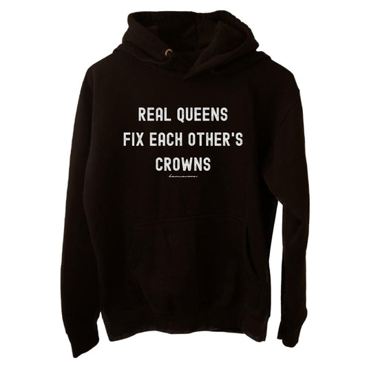 Karmavore Real Queens Ultra Hoodie Black / S