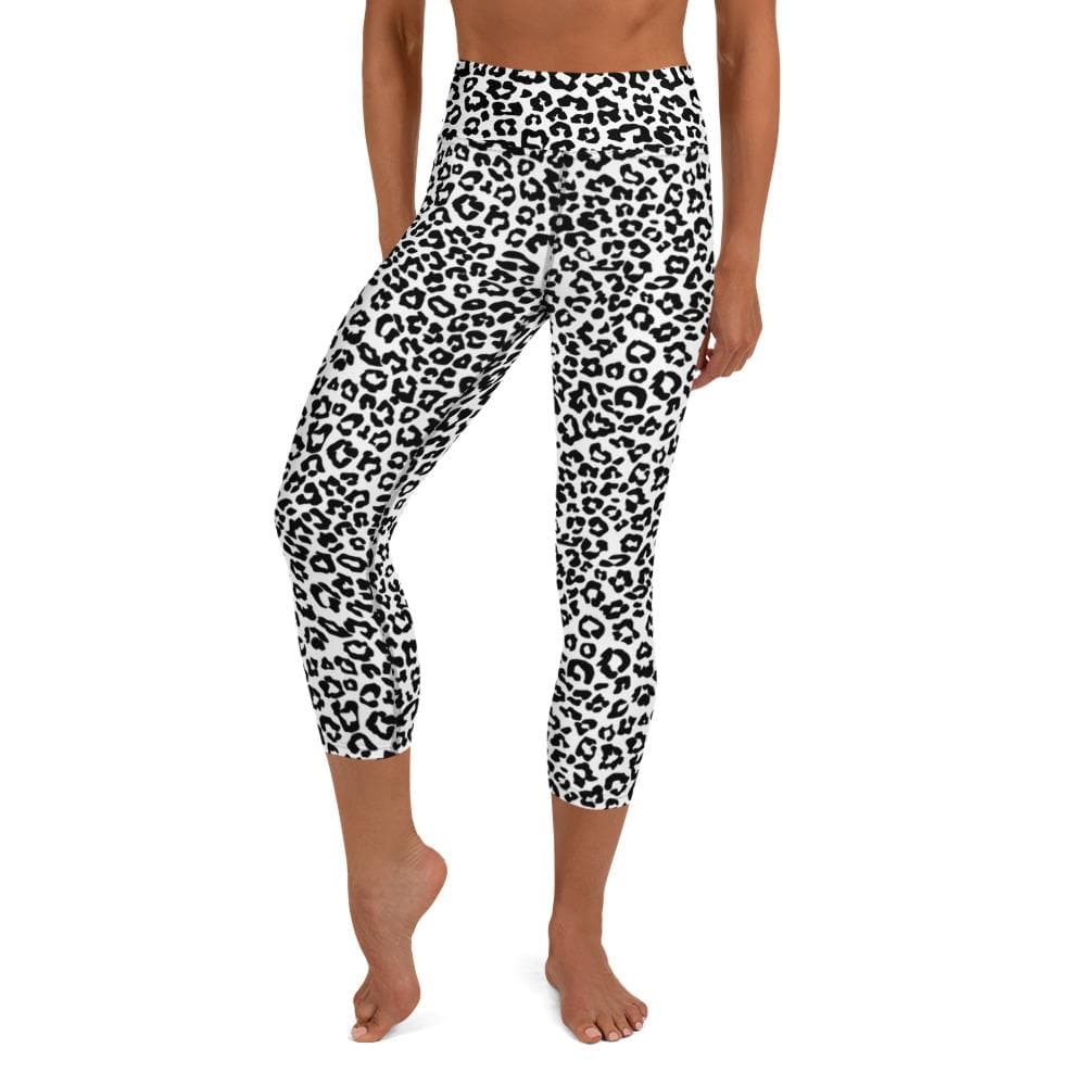 Karmavore Snow Leopard High Waist Capris XS