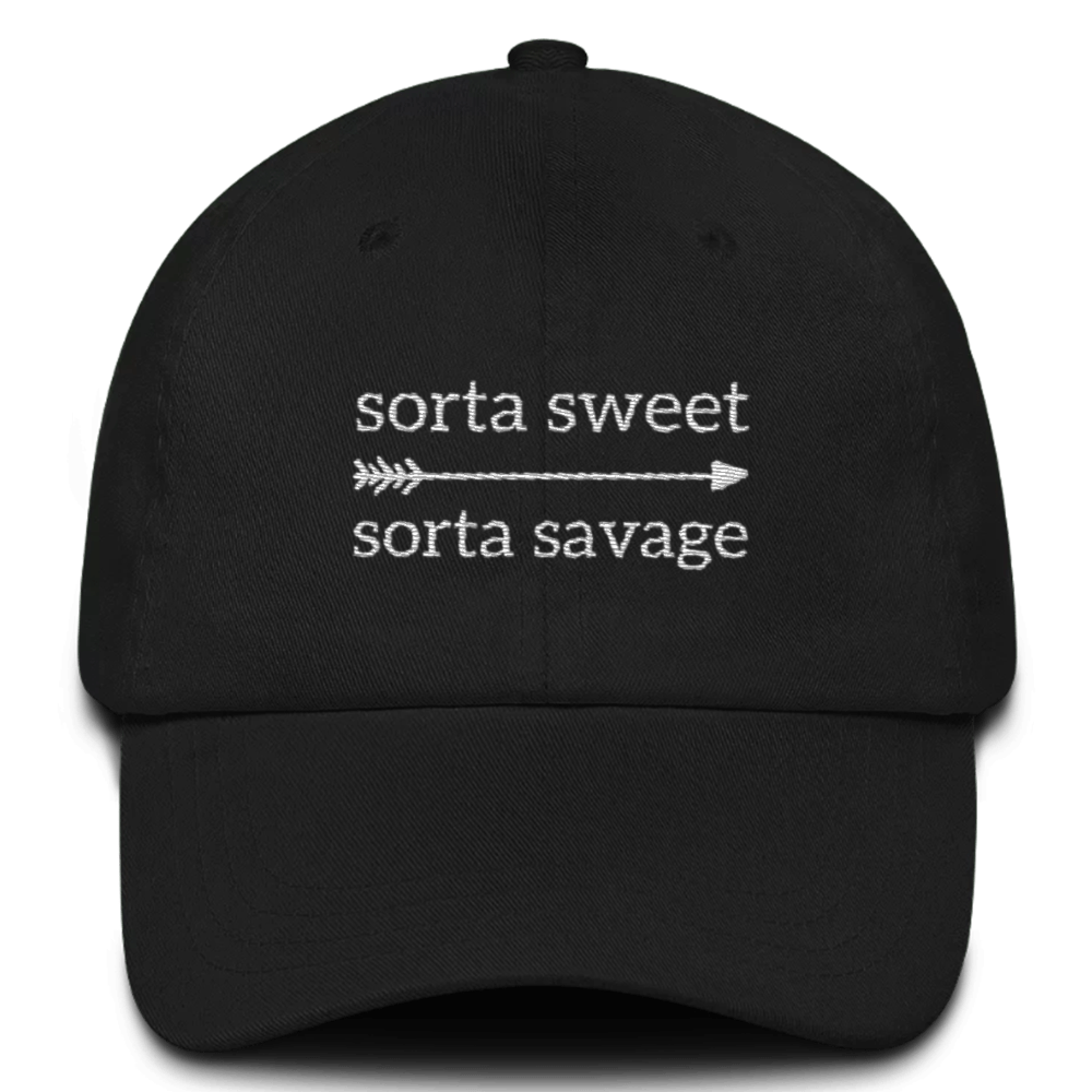 Sorta Sweet Sorta Savage Dad Hat