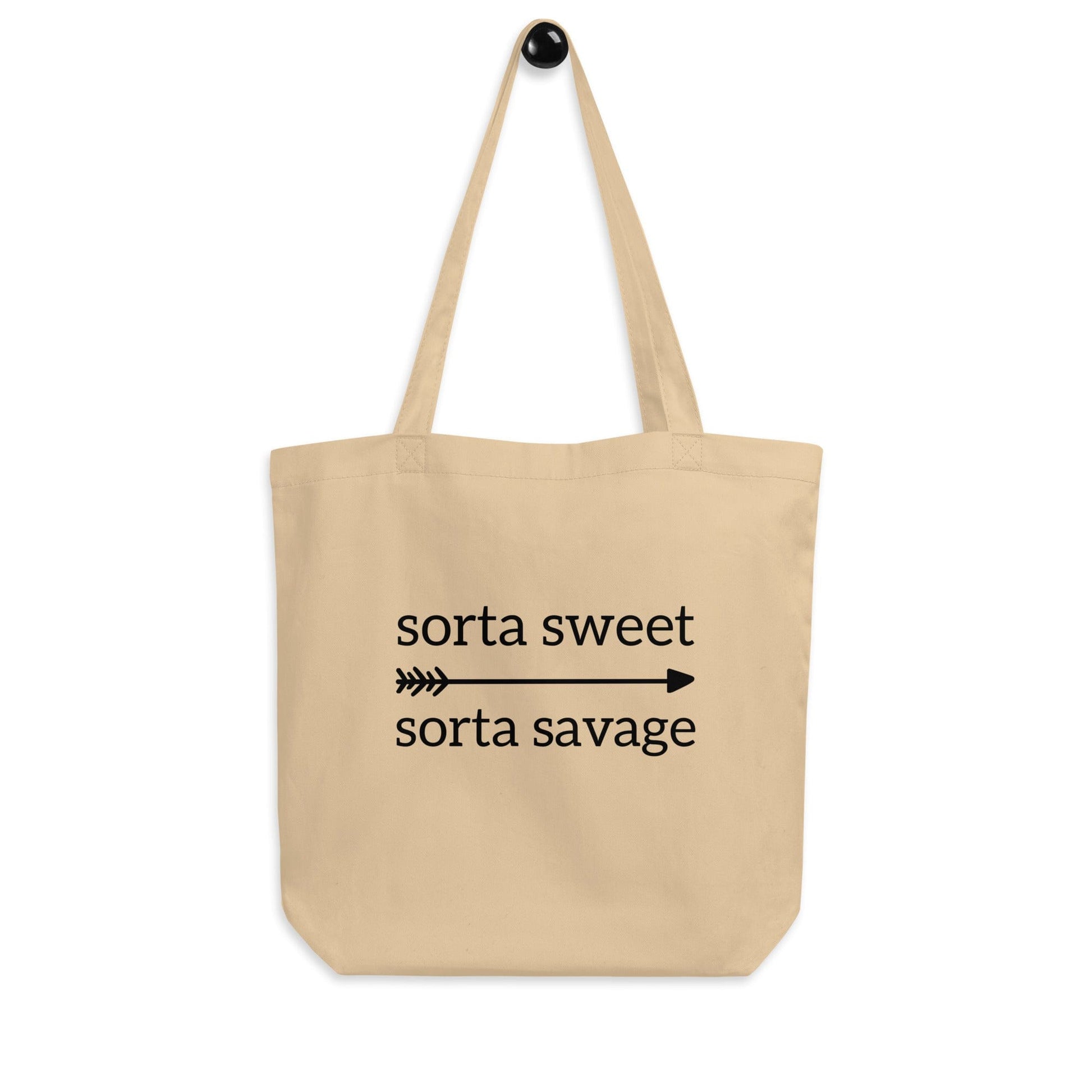 Karmavore Sorta Sweet Sorta Savage Eco Tote Bag Natural