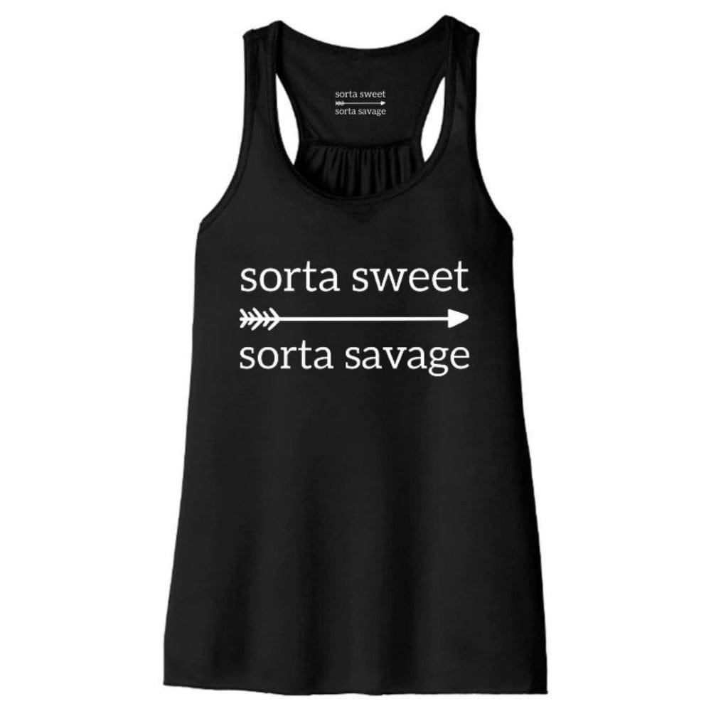 Sorta Sweet Sorta Savage Sorta Sweet Sorta Savage Flowy Tank