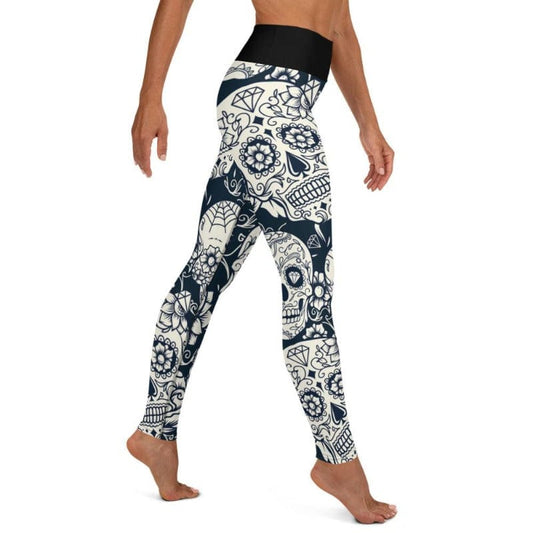 Sugar Skull High Waist Leggings