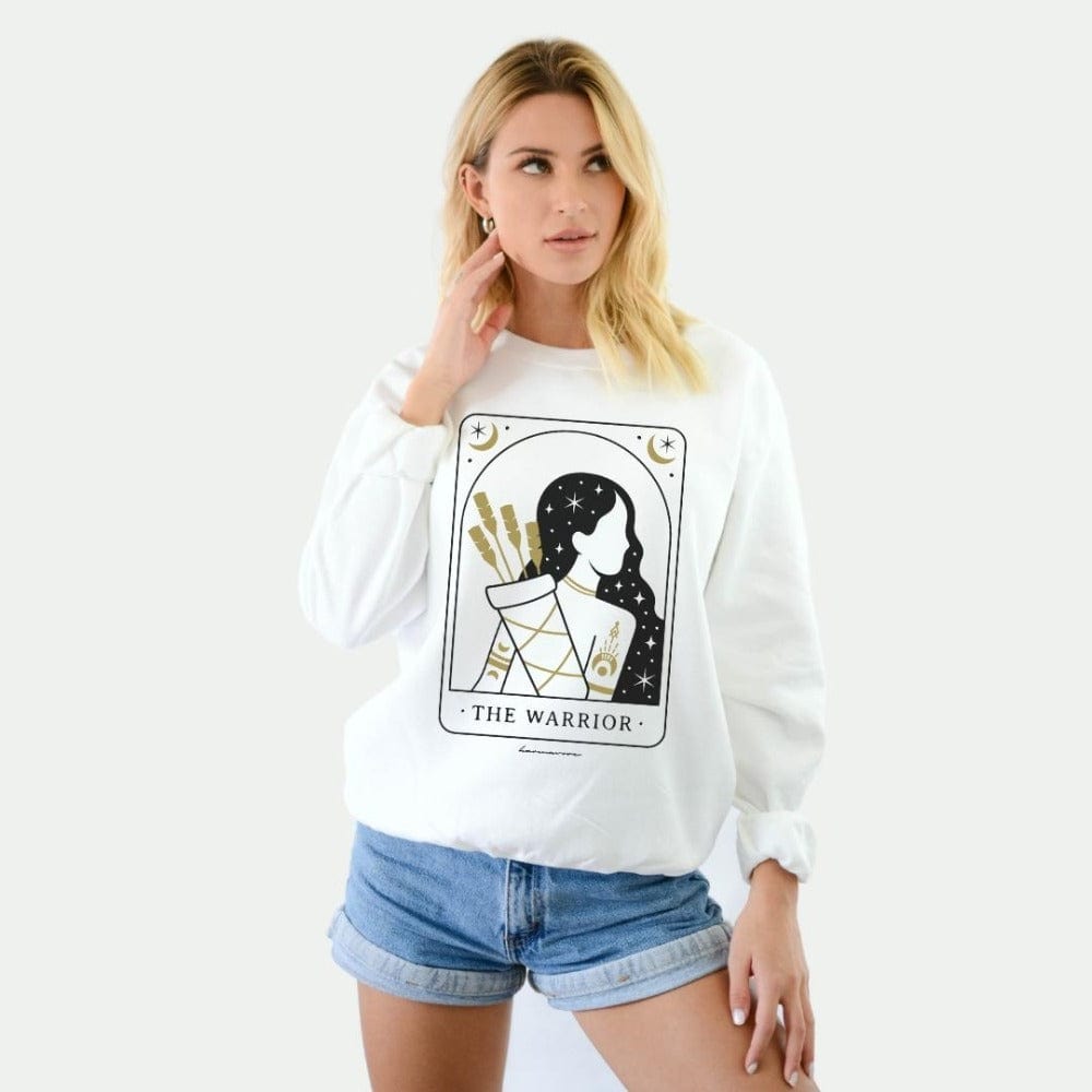 Karmavore The Warrior Zen Sweatshirt White / S