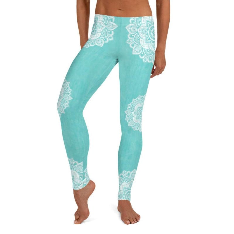Turquoise Mandala Leggings