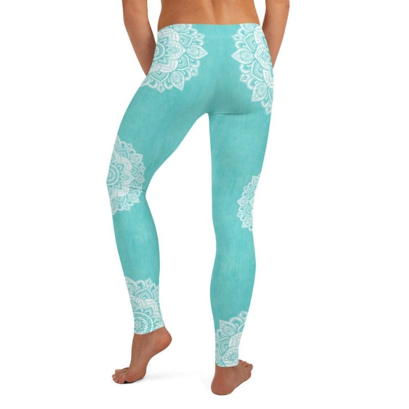 Turquoise Mandala Leggings