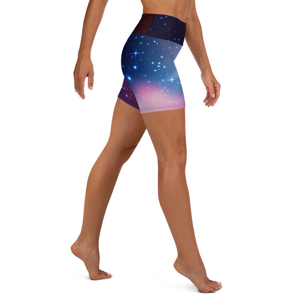 Karmavore Unicorn Galaxy High Waist Shorts